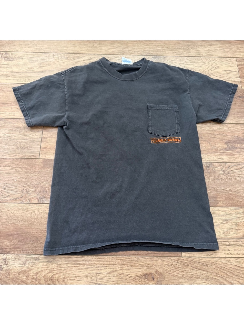 Vtg Harley Davidson Cycle Visions Pocket T Shirt M